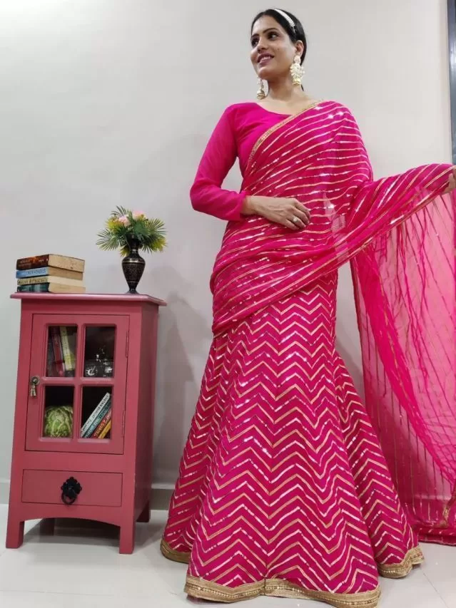 Saree or Lehenga? Why Not Both! Tips for Wearing a Lehenga Saree