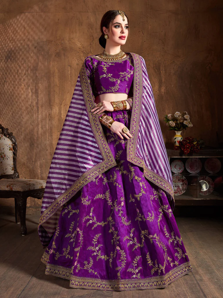 The Royal Charm of Purple Lehenga: Everything You Need to Know