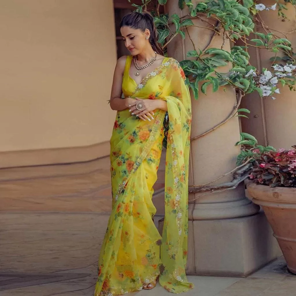 Organza Saree: Woven Dreams, Draped with Elegance