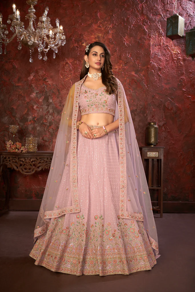 The Enchanting Allure of a Light Pink Lehenga: A Guide for Every Occasion