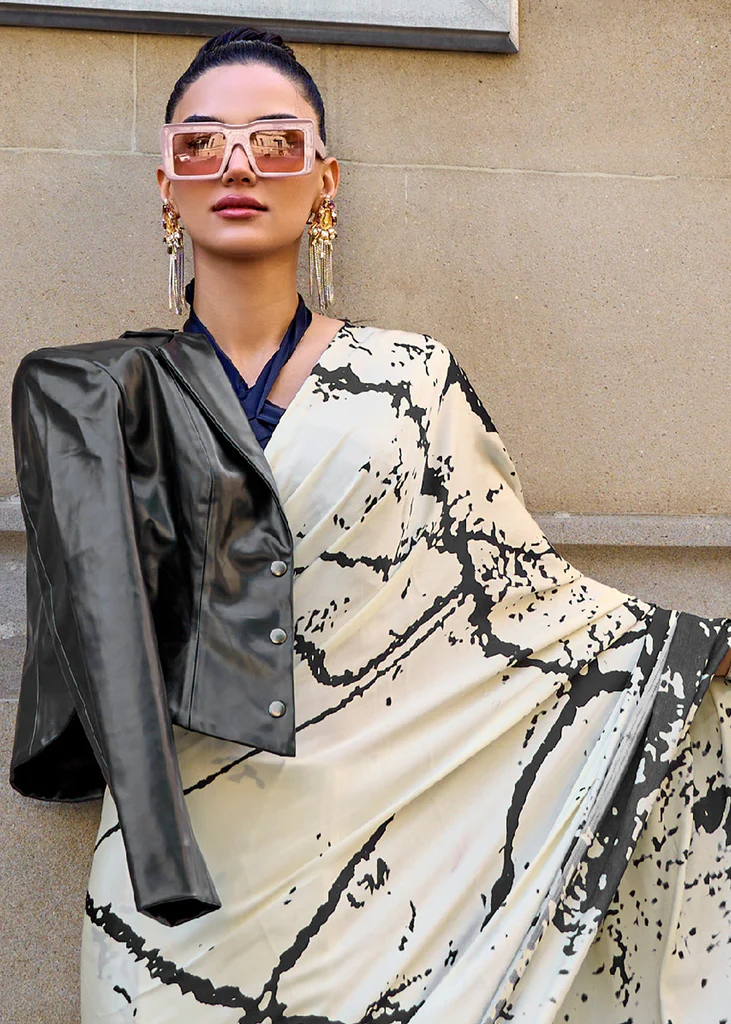 white color saree online