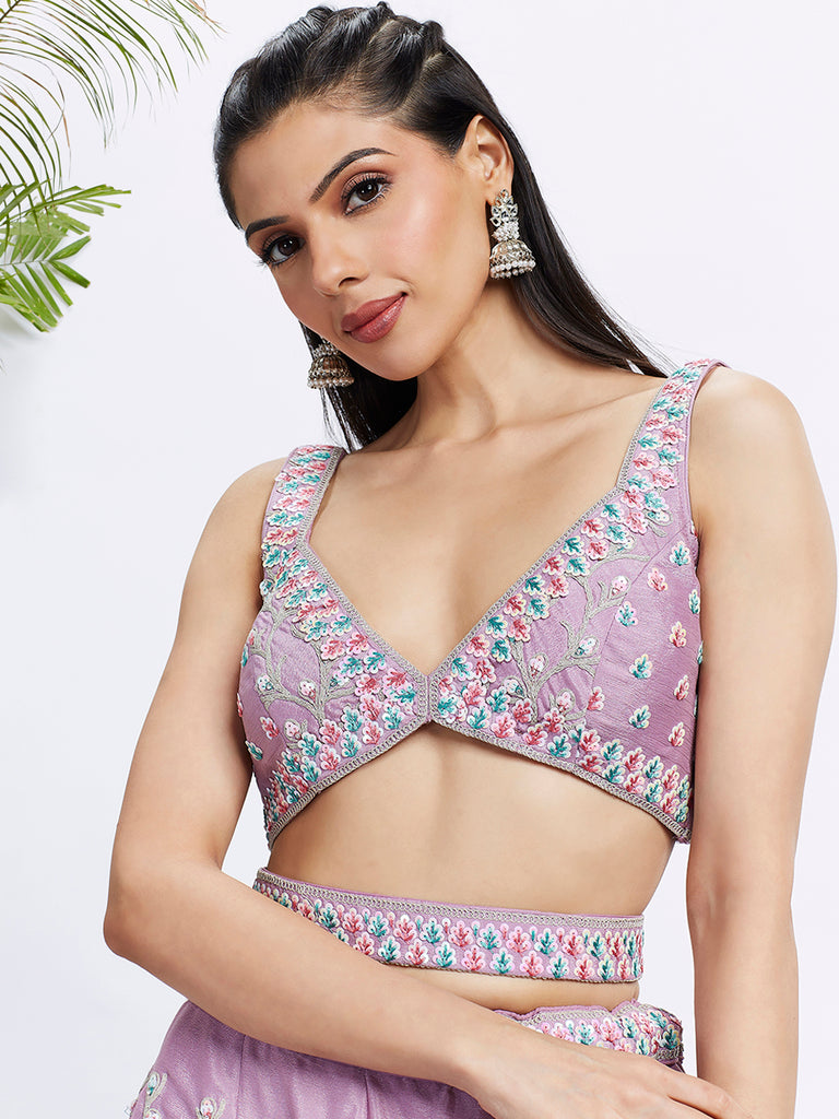A Vision in Lavender: The Enchanting Lehenga Choli Set for Every Grand Occasion