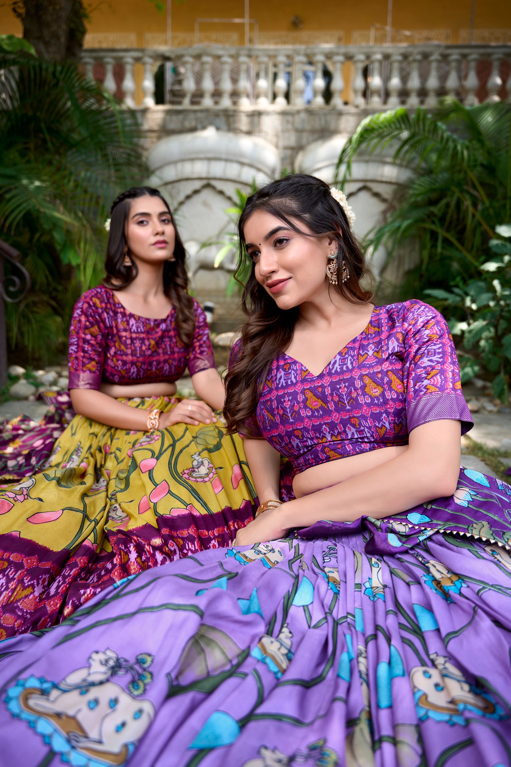 Immerse in Royalty: Pichwai and Patola Lehenga Choli